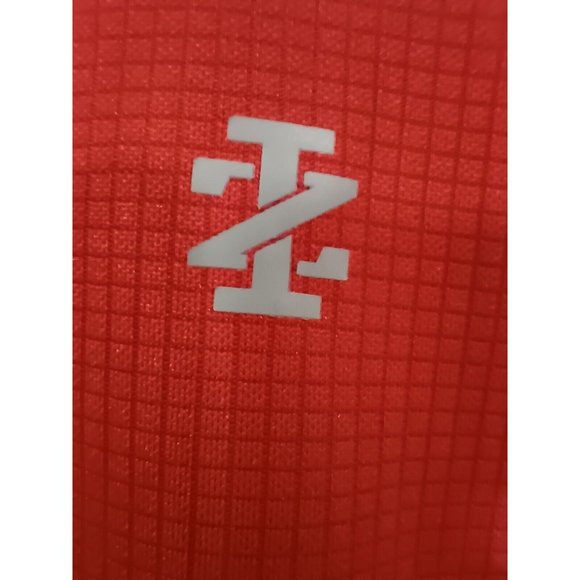 Izod Polo Shirt Adult Large Red Short Sleeve Lightweight Casual Mens. Great Cond - Picture 5 of 6